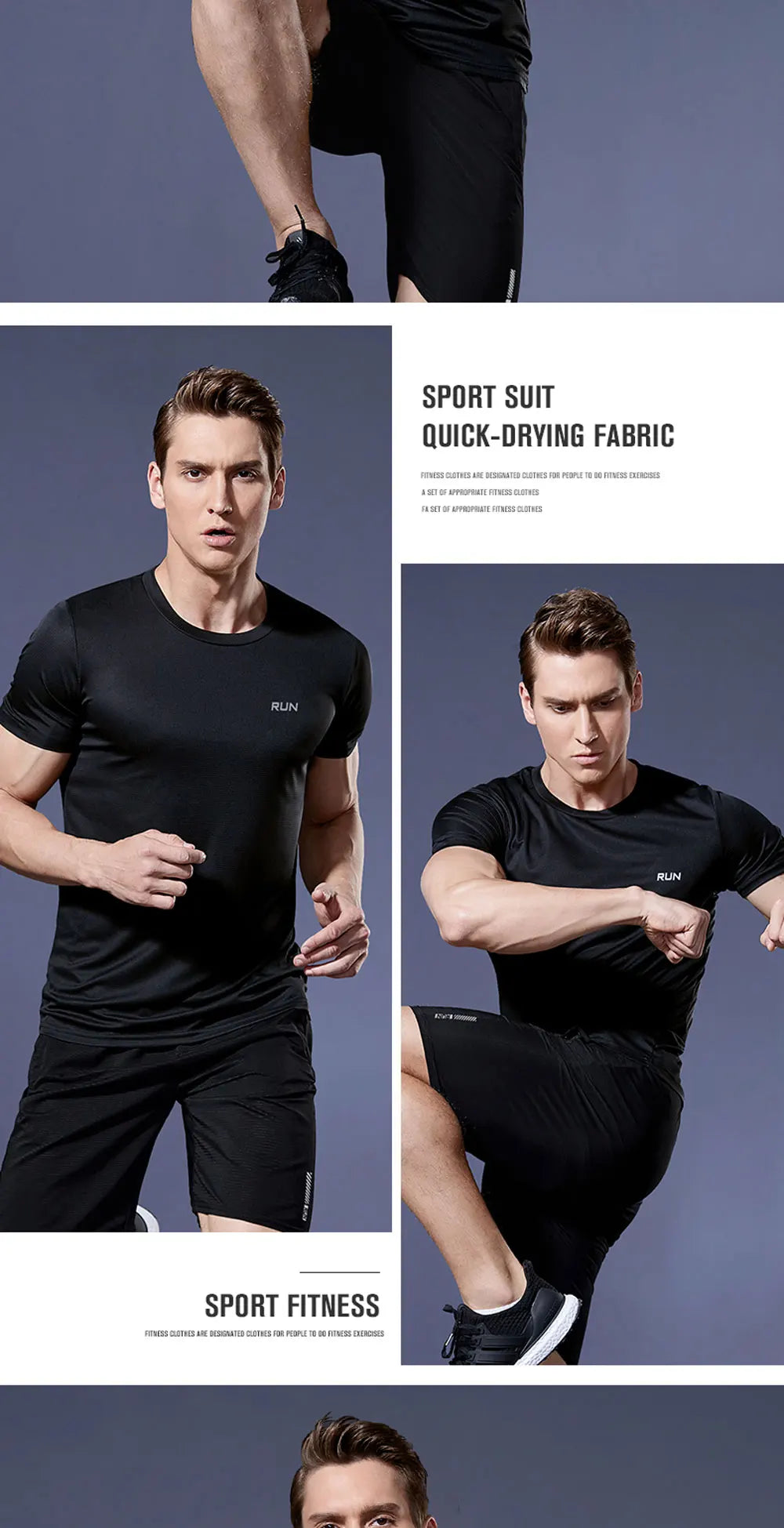 Sport Shirt  2024 Summer New 100% Polyester White Solid T Shirt Men Causal O-neck Basic T-shirt Male High Quality Running Tops